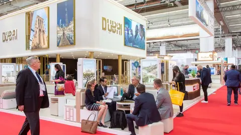 Stand de Dubai en una feria. (WAM)