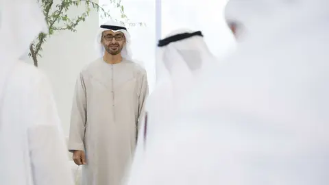 El presidente de EAU en Sharjah. (WAM)