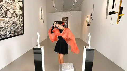 La arquitecta española Inés J. Pedras posa en la