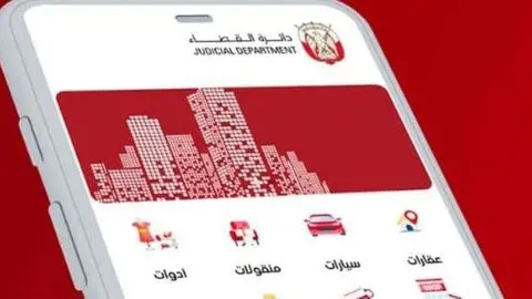 Una imagen de la aplicación de subasta de coches en Abu Dhabi. (Fuente externa)