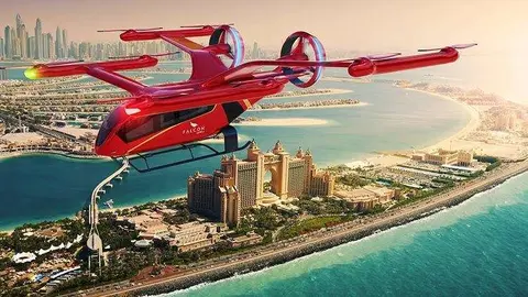 Una imagen de un prototipo de taxi aéreo. (Fuente externa)