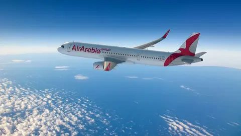 Un avión de Air Arabia Abu Dhabi. (WAM)