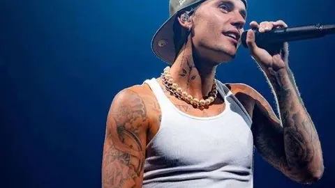 Una imagen de Instagram de Justin Bieber.