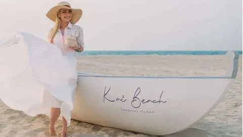 La nueva Kai Beach en la isla de Saadiyat. (Aldar)