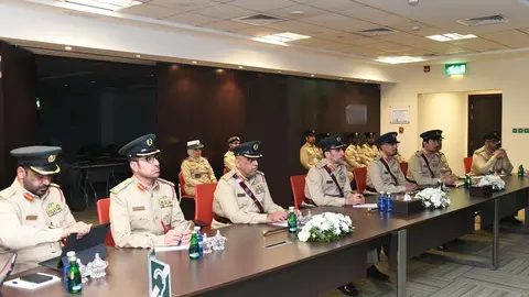 A modo ilustrativo, una imagen de Policías de Dubai. (Twitter)