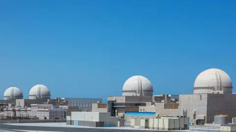 La planta nuclear de Barakah en Abu Dhabi. (WAM)