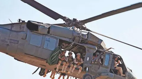 Un helicóptero del Ejército de EAU. (Fuente externa)