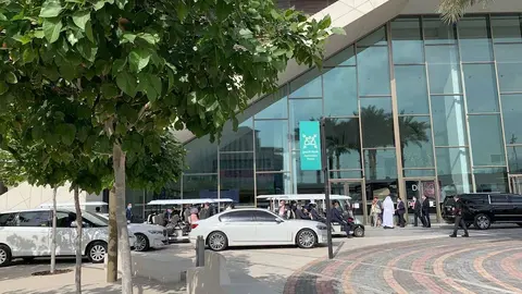 Centro de Exhibiciones en Expo Dubai. (EL CORREO)