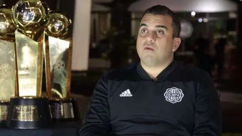 Una imagen de Diego Benítez. (@olimpiamedia)