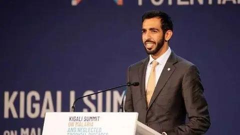 El Jeque Shakhboot bin Nahyan bin Mubarak Al Nahyan, ministro de Estado del Ministerio de Relaciones Exteriores y Cooperación Internacional. (WAM)