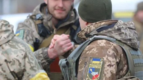 A modo ilustrativo, soldados ucranianos. (Twitter)