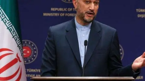 El ministro de Relaciones Exteriores iraní, Hossein Amir-Abdollahian. (Fuente externa)