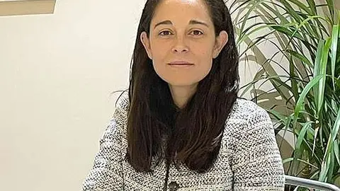 La abogada María Rubert, en su despacho de Dubai. (EL CORREO)