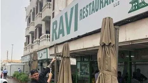 El restaurant Ravi en Dubai. (Twitter)