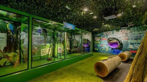La zona infantil del Acuario Nacional de Abu Dhabi. (Fuente externa)