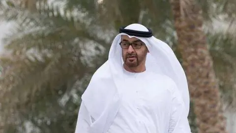 El presidente de Emiratos Árabes Unidos, Su Alteza el jeque Mohamed bin Zayed Al Nahyan.