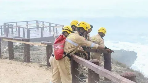 Una imagen difundida por la Defensa Civil de Omán.