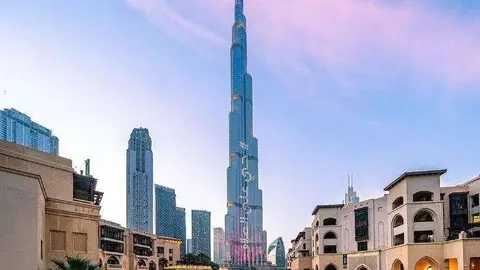 El Burj Khalifa en Dubai es el edificio más alto del mundo. (Emaar)