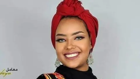 Entisar al-Hammadi, la modelo yemení encarcelada. (Twitter)