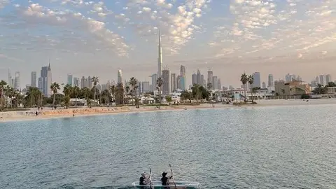 Kayak en el centro de Dubai. (VisitDubai)