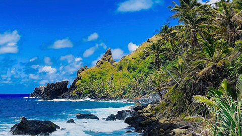 Perspectiva de la Isla Pitcairn, (visitpitcairn.pn)