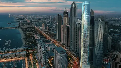 Una imagen de Dubai Marina. (WAM)