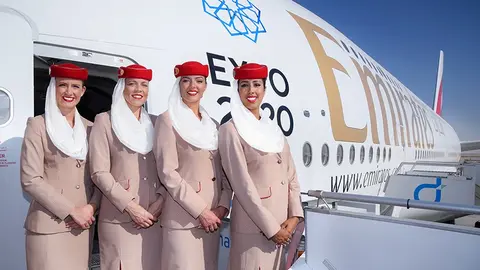 Azafatas de Emirates