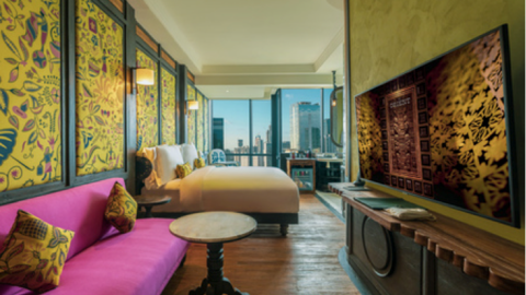 Una de las habitaciones en el The Orient Jakarta, un Royal Hideaway Hotel del Grupo Barceló. (Cedida)