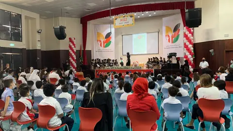 A modo ilustrativo, un colegio en Abu Dhabi. (EL CORREO)