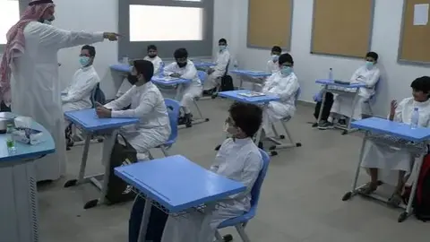 Un colegio saudí. (Al Arabiya)