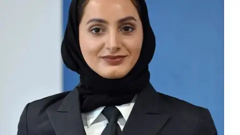 La capitana emiratí de la aerolínea de Abu Dhabi Etihad. (WAM)