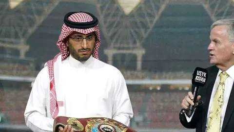 El ministro de Deportes saudí. (Twitter)