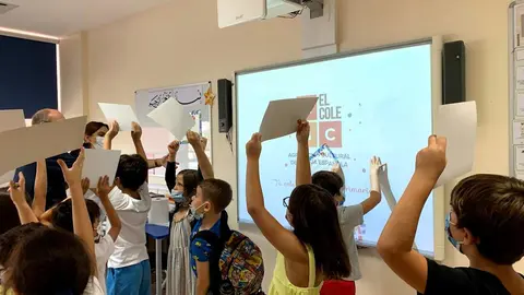 A modo ilustrativo, niños en un colegio en Dubai. (EL CORREO)