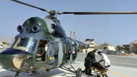 Un momento del rescate. (Policía de RAK)