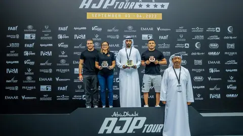 Campeones del Jiu-Jitsu AJP Tour UAE. (WAM)