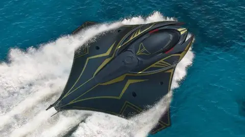 El submarino presentado por una empresa de Emiratos. (Fuente externa)