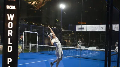 Un partido de pádel en Dubai. (WAM)