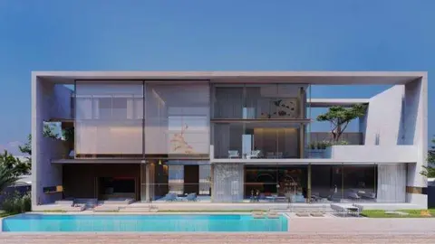 La villa está situada en La Palmera y cuenta con un olivo centenario. (Fuente externa)