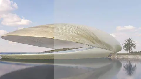 Una maqueta del teatro de Kalba. (Fuente externa)