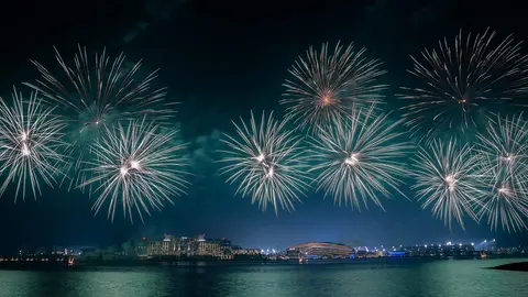 Fuegos artificiales conmemorarán del Día Nacional de Arabia Saudita en Yas Island. (WAM)