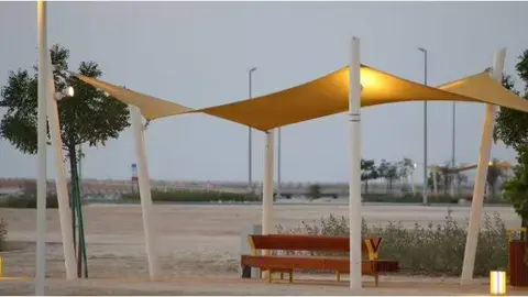 El Grupo Benito Novatilu ha iluminado la isla de Hudayriat en Abu Dhabi. (Fuente externa)