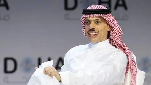 El ministro de Relaciones Exteriores de Arabia Saudita, el príncipe Faisal bin Farhan Al-Saud. (Fuente externa)