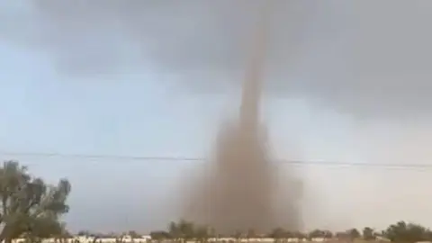 Captura de pantalla del vídeo compartido en Twitter.