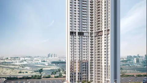 Una obra de la inmobiliaria Danube. (Twitter)