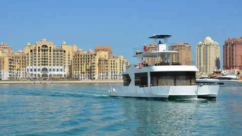 Alojamiento disponible en un barco en Doha. (Booking.com)