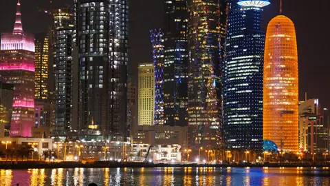 Una imagen de Doha, capital de Qatar. (Twitter)