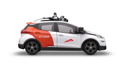 El coche autónomo presentado en Dubai. (Twitter RTA)