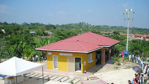 Centro comunitario en la ciudad de las mujeres en Colombia. (Liga de Mujeres Desplazadas)