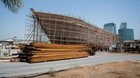 El Dhow más grande del mundo en Dubai. (Fuente externa)