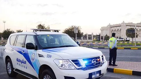Una imagen de la  Policía de Sharjah. (Fuente externa)